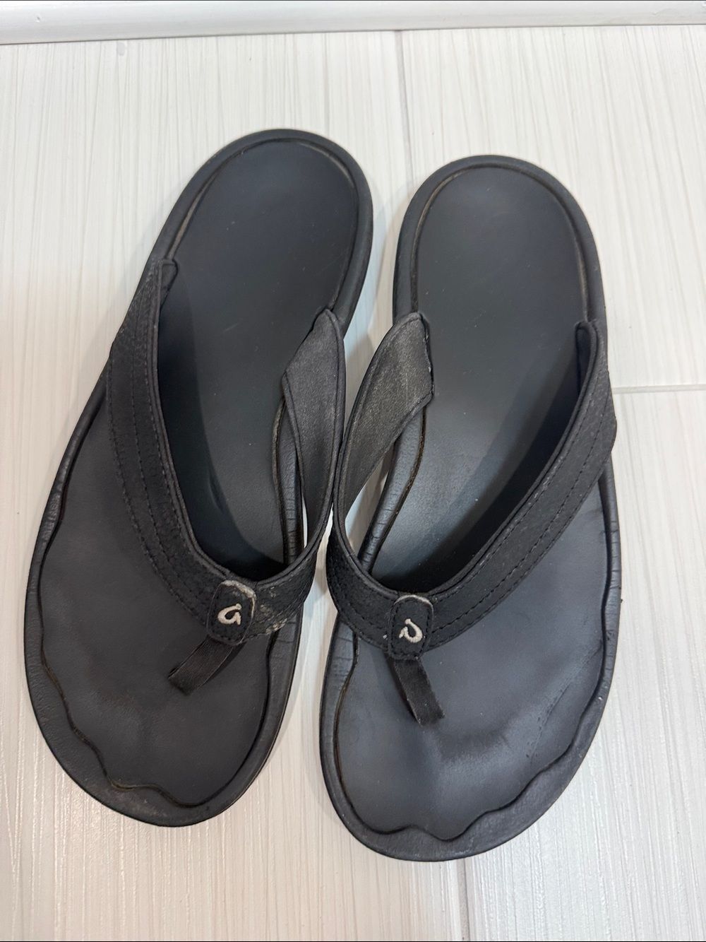 Black Olukai Women’s Flip Flop Sandals - Comfortable Everyday Wear